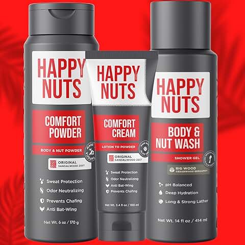 Comfort Cream Powder and Body Wash Bundle for Men