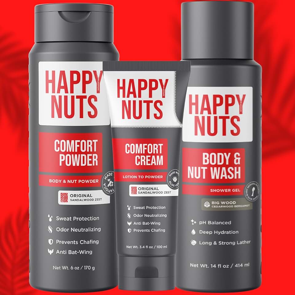 Comfort Cream Powder and Body Wash Bundle for Men