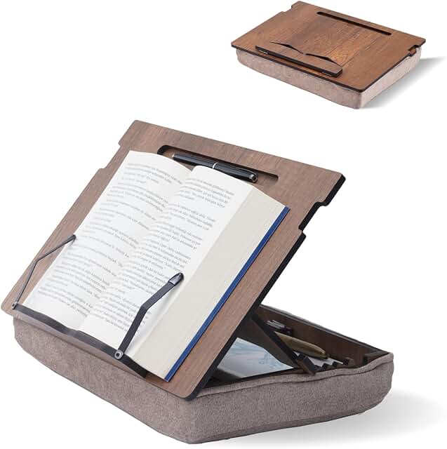 Bedside Book Stand with Storage for Reading
