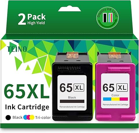 Remanufactured Ink Cartridge Set for HP Printers