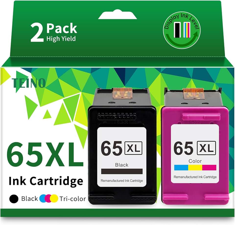 Remanufactured Ink Cartridge Set for HP Printers