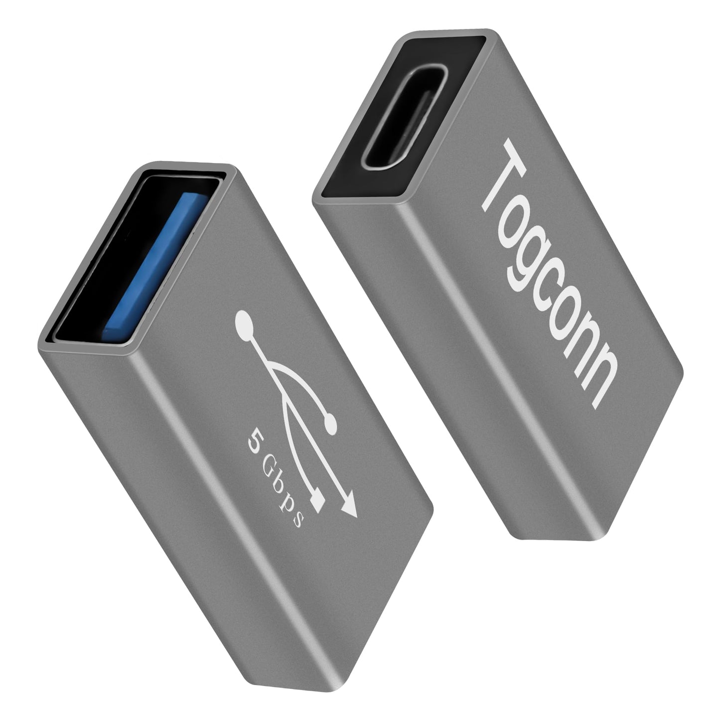 USB C to USB A Adapter 2 Pack for Charging and Data