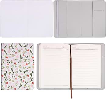 A5 Leather Notebook for Writing and Office Use