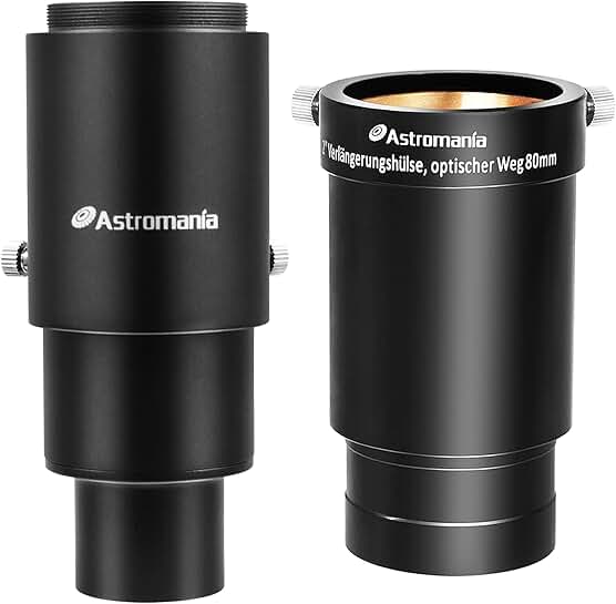2-Inch Eyepiece Extension Tube and Camera Adapter Bundle