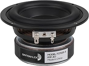 4-inch Treated Paper Cone Midbass Woofer, 4 Ohm