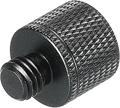 Mic Stand Adapter 1/4 Female to M8 Male Black