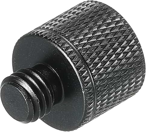 Mic Stand Adapter 1/4 Female to M8 Male Black