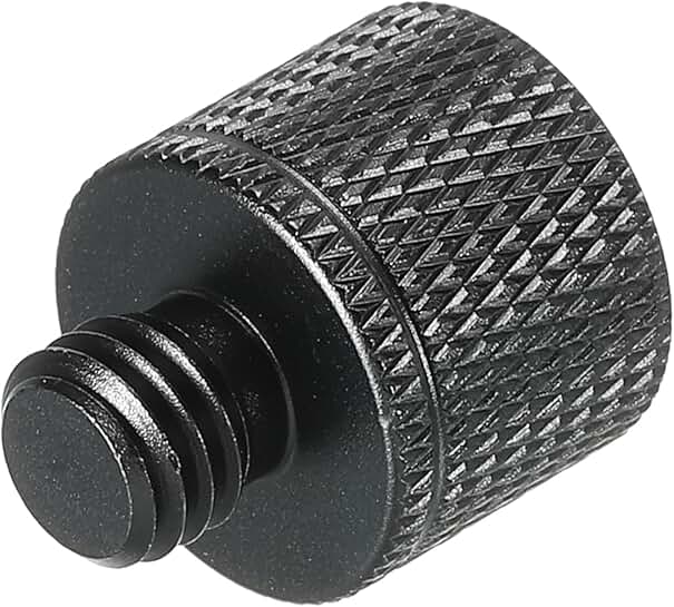 Mic Stand Adapter 1/4 Female to M8 Male Black
