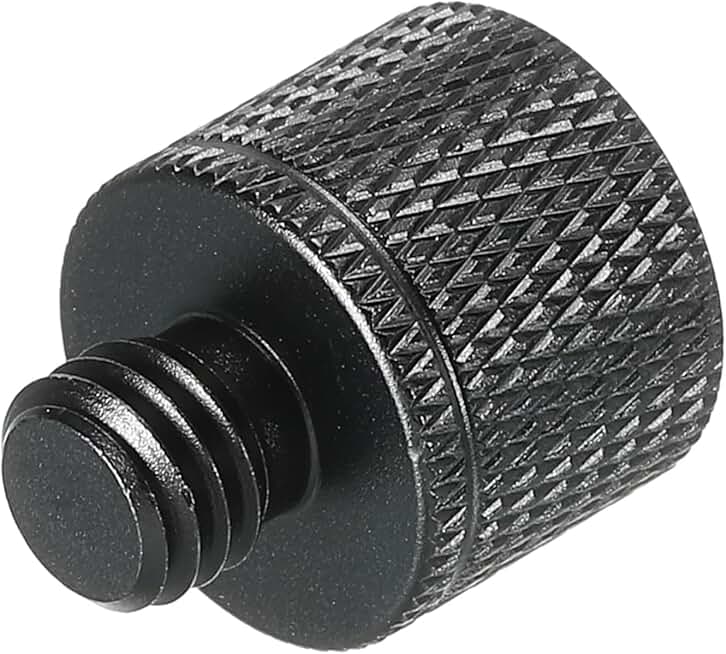 Mic Stand Adapter 1/4 Female to M8 Male Black