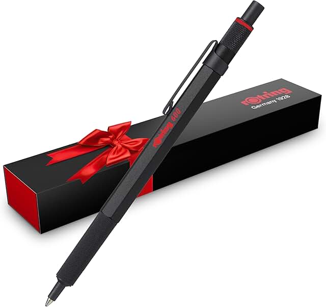 Medium Point Black Ink Refillable Ballpoint Pen