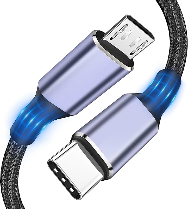 1FT USB C to Micro USB Adapter Cable with Aluminum Shell