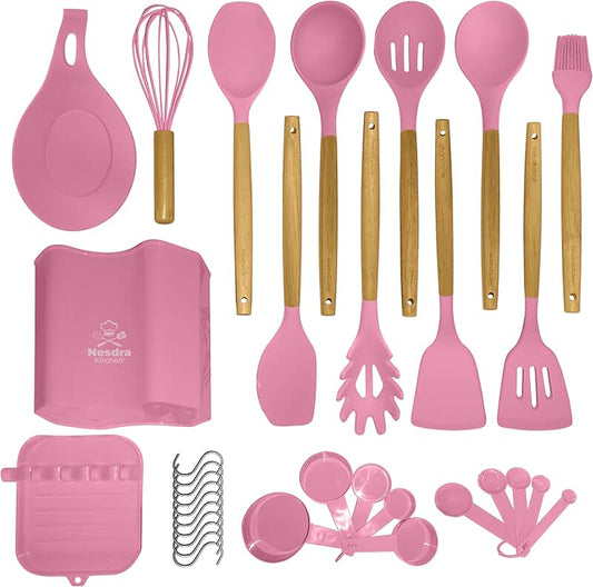Large Stainless Steel Soup and Pasta Serving Utensil Set