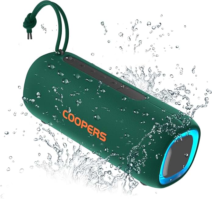 Wireless Bluetooth Speaker with Waterproof and RGB Lights