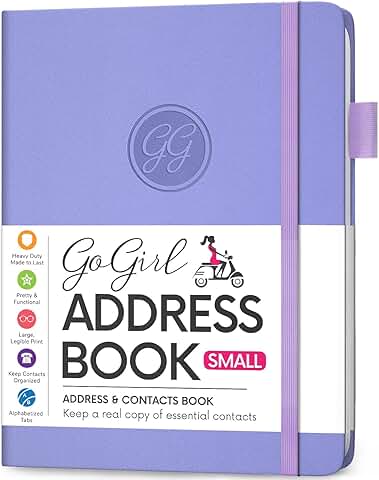 Small Lavender Address and Telephone Book