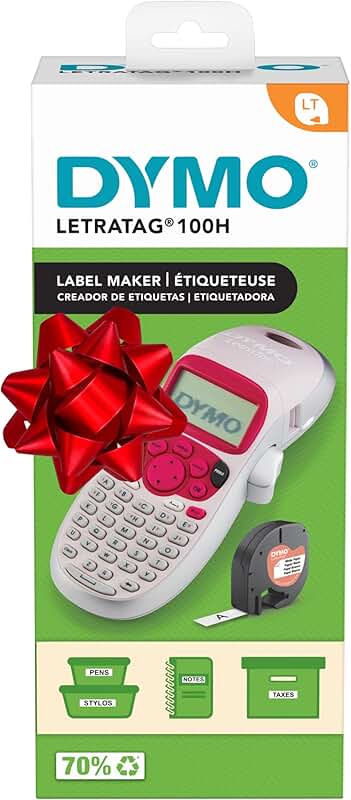 Handheld Label Maker with LCD Screen for Home and Office