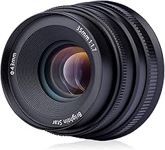 Brightin Star 35mm F1.7 Lens for Sony E Mount Cameras