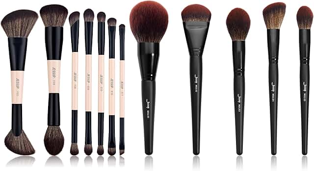 Makeup Brush Set with Face Brushes