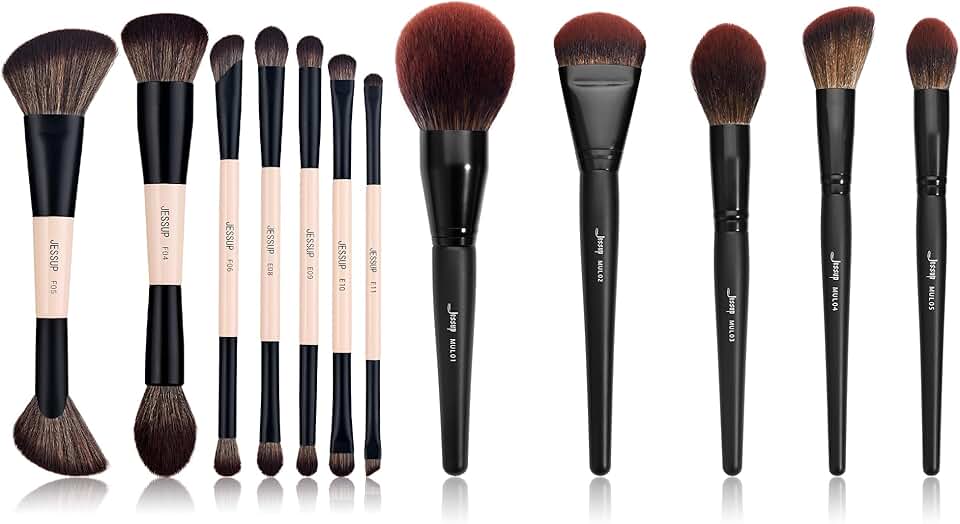 Makeup Brush Set with Face Brushes