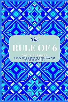 Daily Planner for Focus and Organization with Blueberry Hill Art
