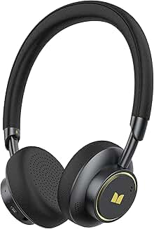 Wireless On-Ear Noise Cancelling Headphones, 50H Playtime
