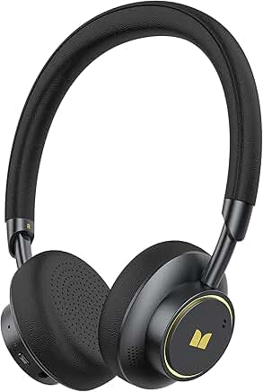 Wireless On-Ear Noise Cancelling Headphones, 50H Playtime