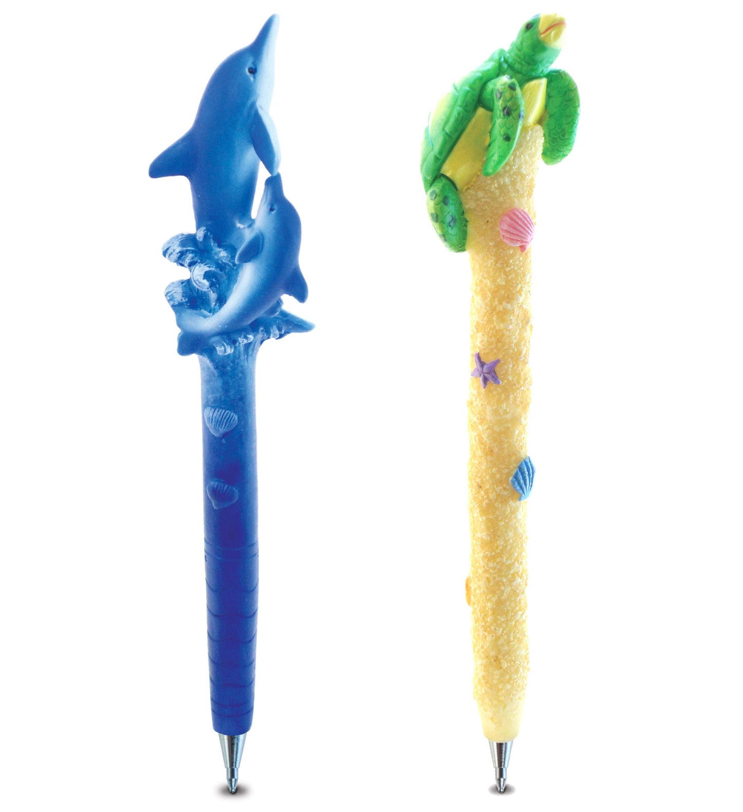 Colorful Dolphin and Sea Turtle Pen Set for Kids and Adults