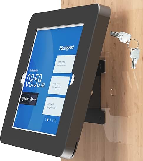 Secure Wall Mount for 10.2-inch iPad (7th-9th Gen)