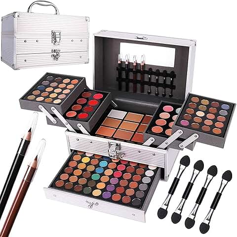 All-in-One 132-Color Makeup Kit with Case
