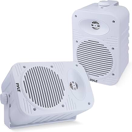 Waterproof Indoor and Outdoor 5.25" 2-Way Speakers Pair