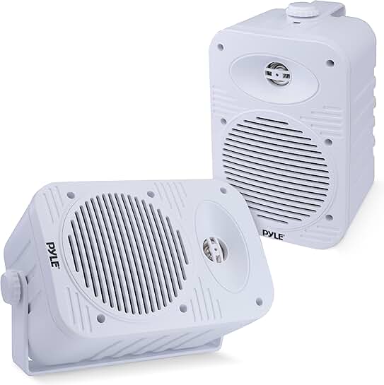 Waterproof Indoor and Outdoor 5.25" 2-Way Speakers Pair