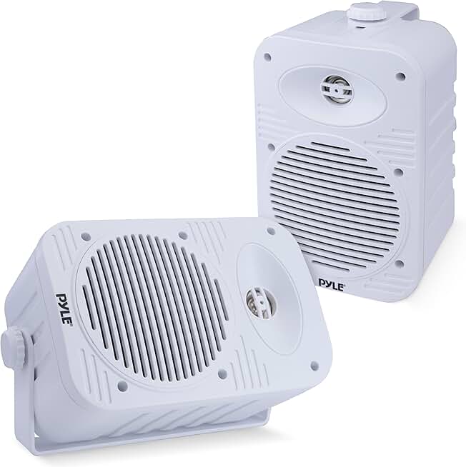 Waterproof Indoor and Outdoor 5.25" 2-Way Speakers Pair
