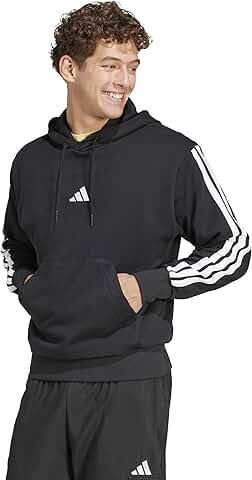 Men's French Terry Hoodie with 3 Stripes
