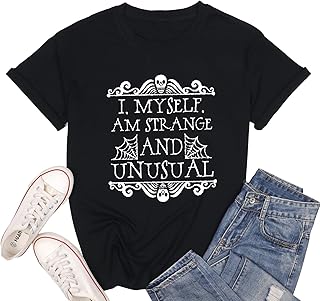 Funny Halloween Graphic T-Shirt for Women