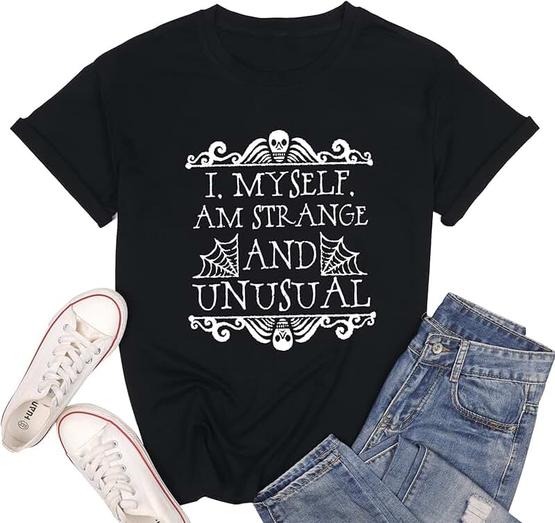 Funny Halloween Graphic T-Shirt for Women