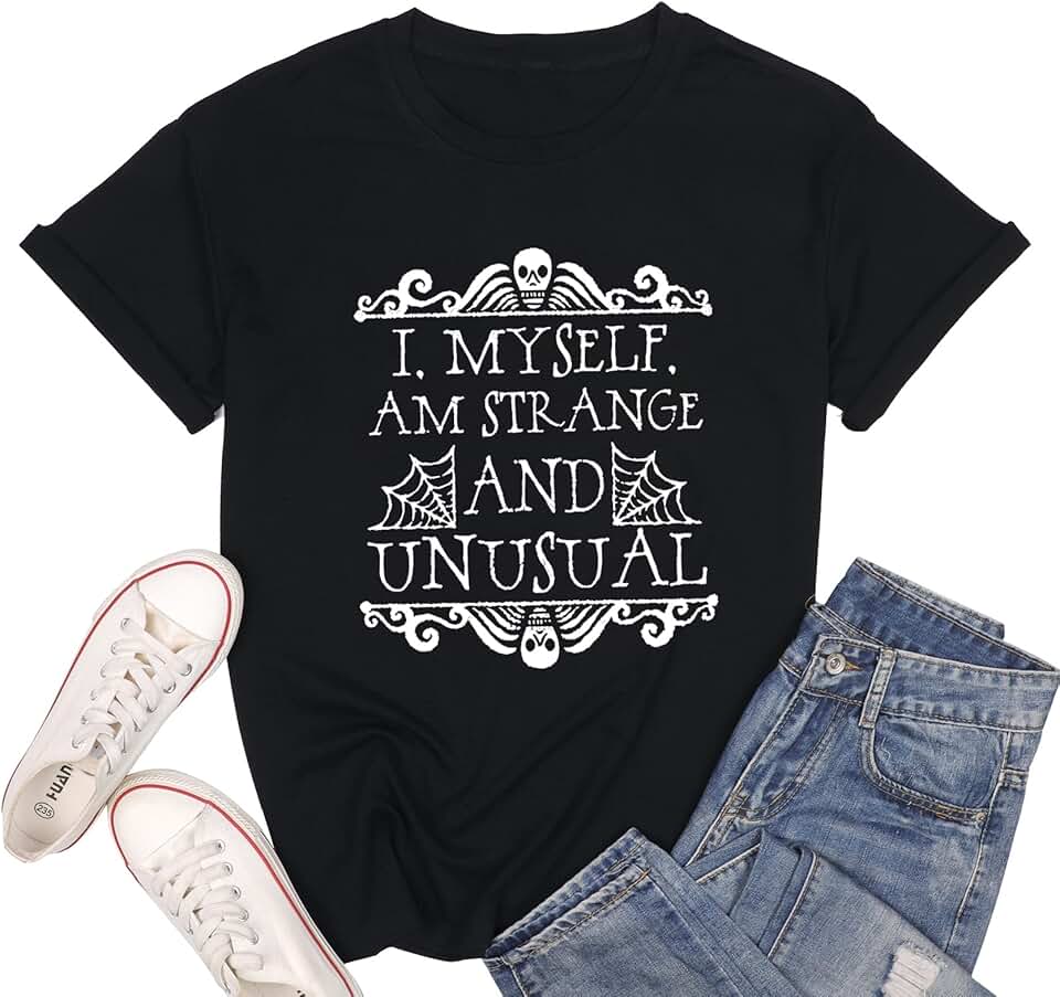 Funny Halloween Graphic T-Shirt for Women