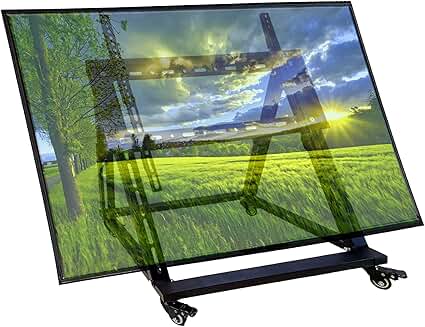 Low Height Mobile TV Stand for 32-70 inch Screens