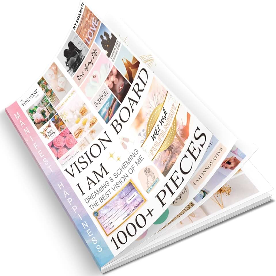 Vision Board Supplies with 1200+ Images and Quotes