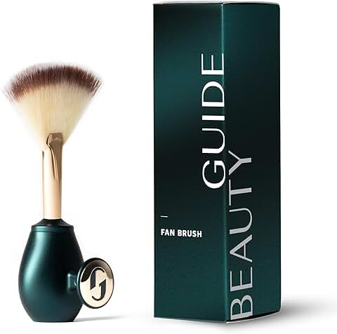 Ergonomic Fan Makeup Brush for Blush, Bronzer, Highlighter