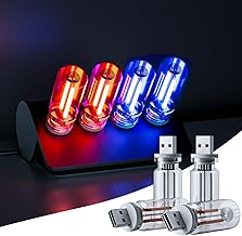 Set of 4 USB LED Night Lights for Car and Home