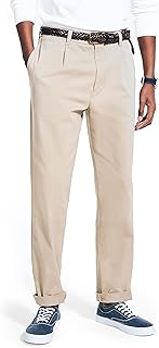 Men's Classic Fit Flat Front Stretch Chino Pants