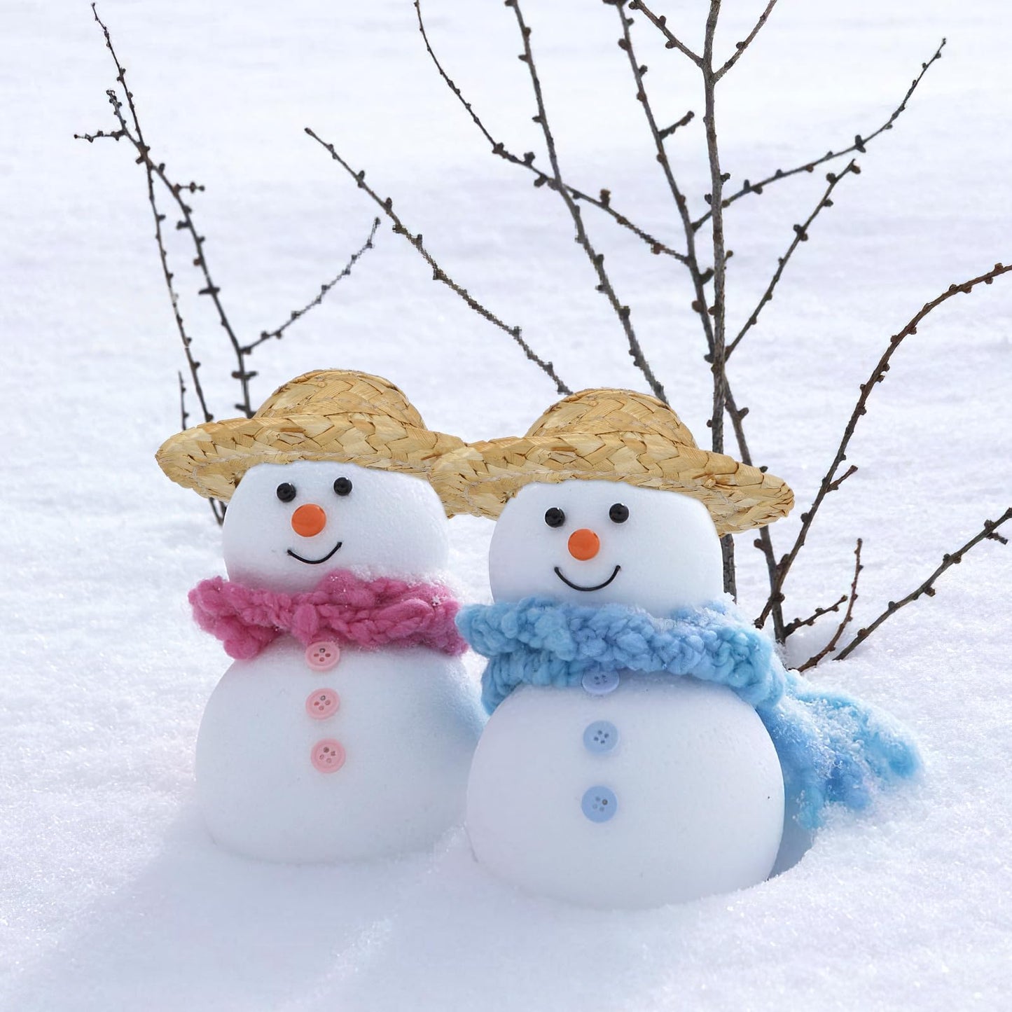 10pcs Mini Straw Hats for DIY Jewelry and Decoration