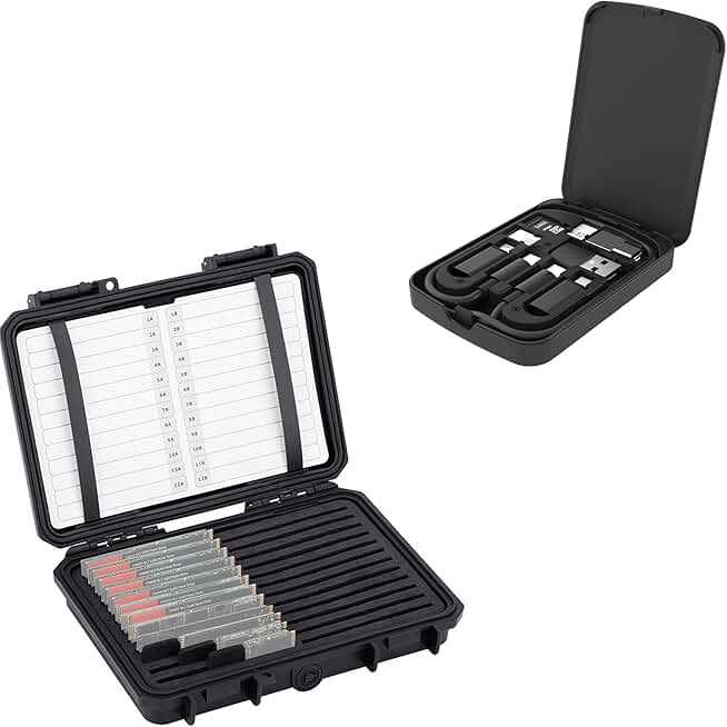 Compact M.2 NVMe SSD and cable card case