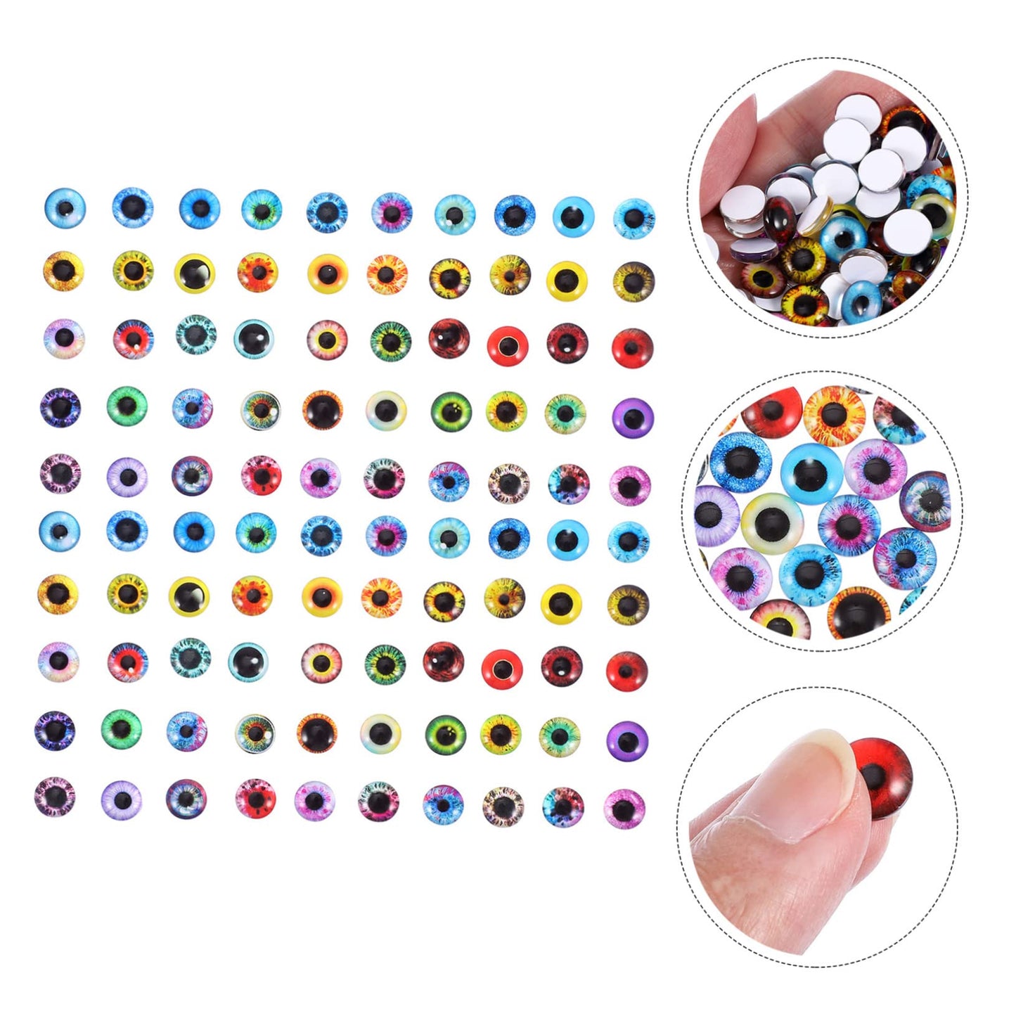 Glitter Animal Clay Sculptures Kit with Acrylic Balls and Decals
