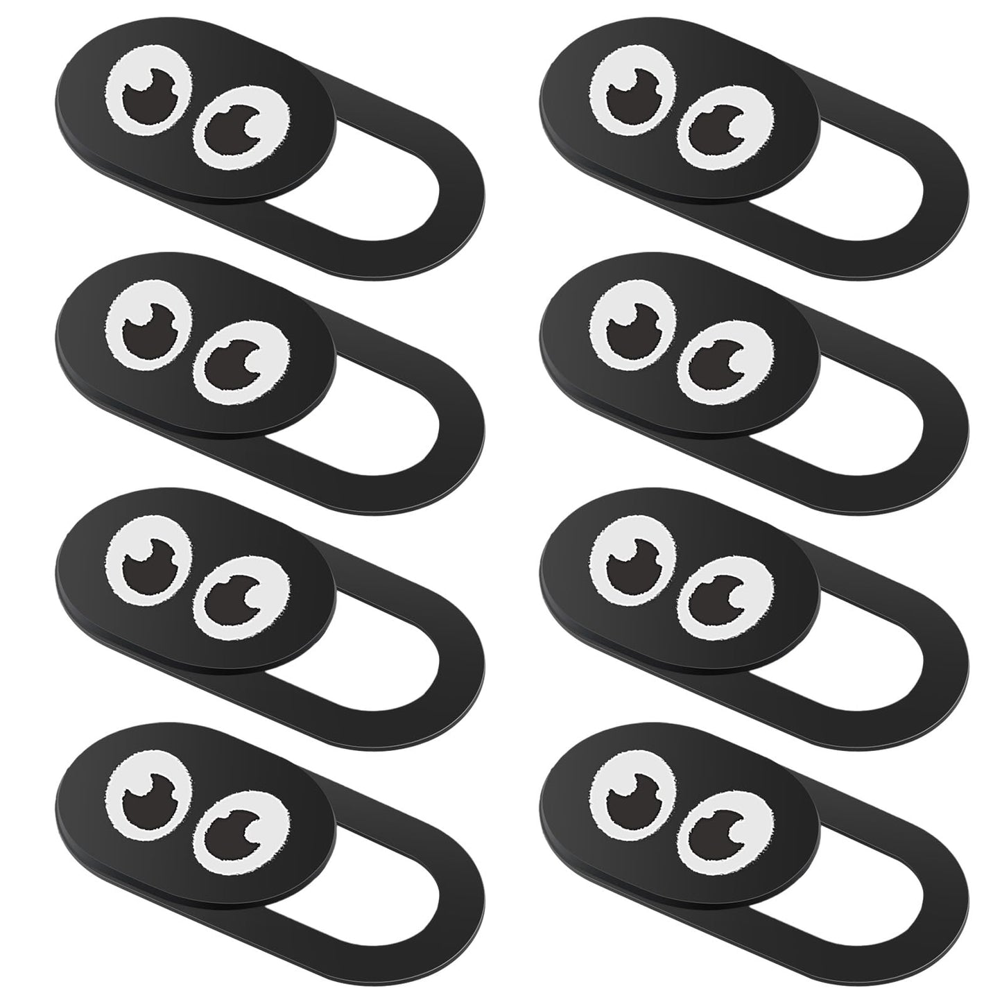 8-Pack Thin Webcam Cover Slides for Privacy Protection