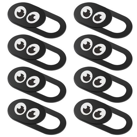 8-Pack Thin Webcam Cover Slides for Privacy Protection