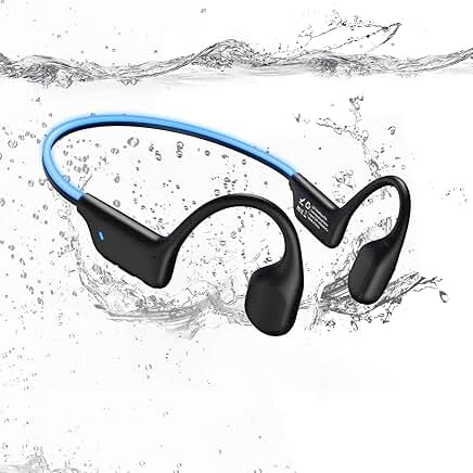 Wireless Bone Conduction Headphones with Night Safety Light