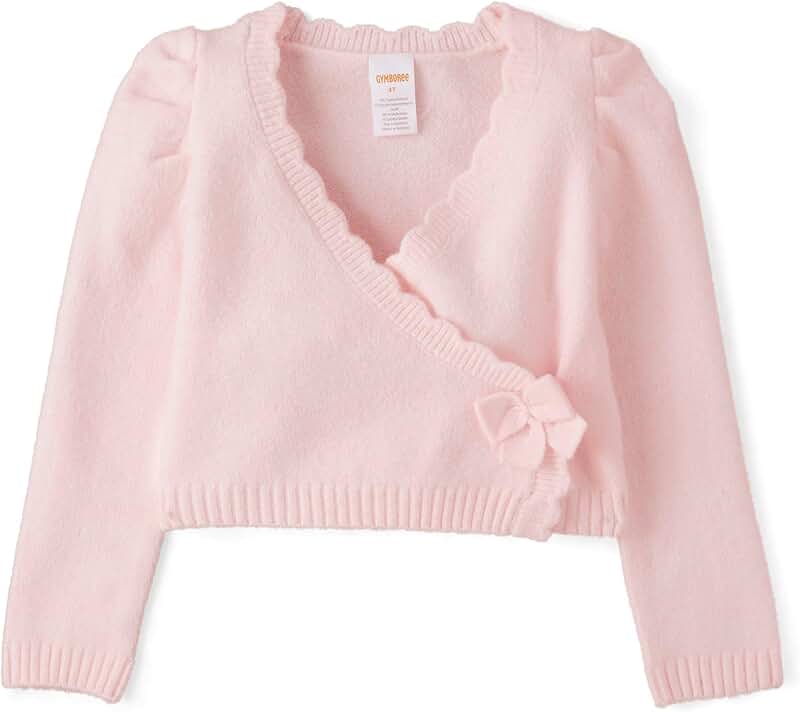Baby Girl and Toddler Ballerina Wrap Sweater