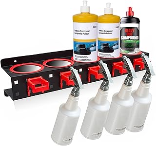 Wall Mount Spray Bottle and Tool Organizer
