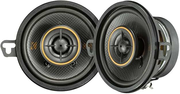 Pair of 3.5-inch coaxial speakers with tweeters