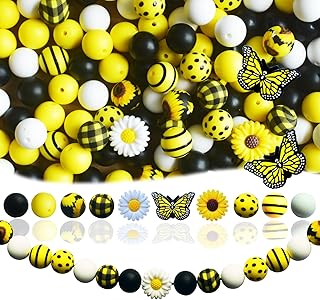 132pcs Butterfly Silicone Beads Kit for Jewelry Making
